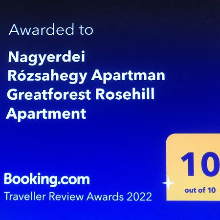Greatforest Rosehill 1 Apartman Debrecen Exterior photo